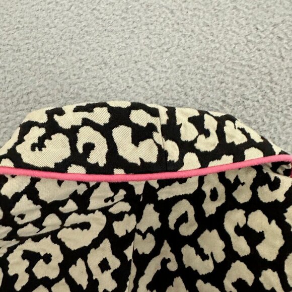 J. McLaughlin Delphine Tan Black Leopard Print Blazer Jacket Tan Black - Picture 9 of 16